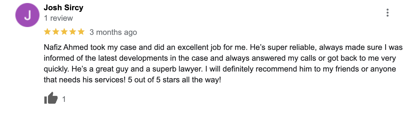 Ahmed & Sukaram, Criminal Defense Attorneys - San Jose Office Review