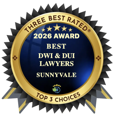 Three Best Rated 2026 DWI & DUI Lawyers in Sunnyvale, CA